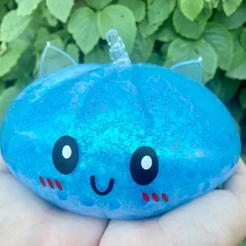 Squishy Bánh Bao Tai Mèo 16cm