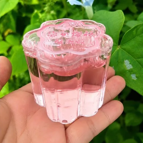 Slime-Slam thuỷ tinh trong suốt hồng Pastel