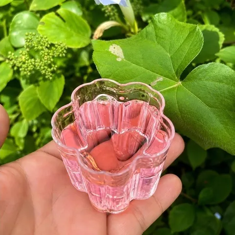 Slime-Slam thuỷ tinh trong suốt hồng Pastel