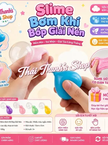 Slime bơm khí bóp giải nén
