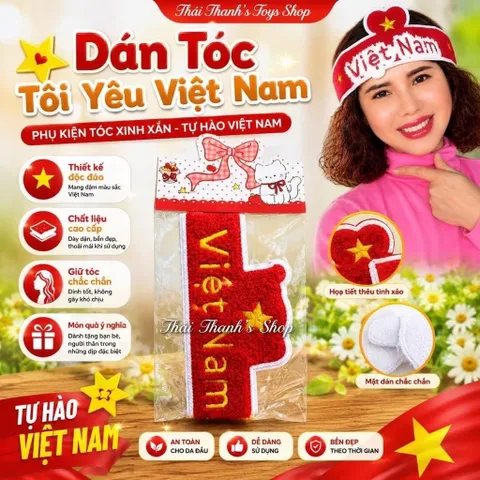 Dán tóc Tôi Yêu Việt Nam