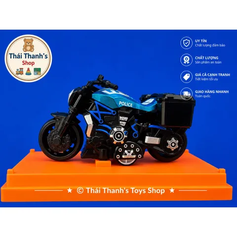 Xe Harley Sportster - Đồ chơi nhựa an toàn cho trẻ em - Chất liệu ABS cao cấp - Kích thước 10cm- Thái Thanh's Toys Shop