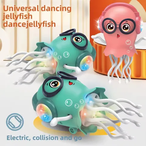 Sứa Kelly Fish ma thuật nhảy múa bằng đèn Led thế hệ mới-Đồ chơi nhựa an toàn cho trẻ em
