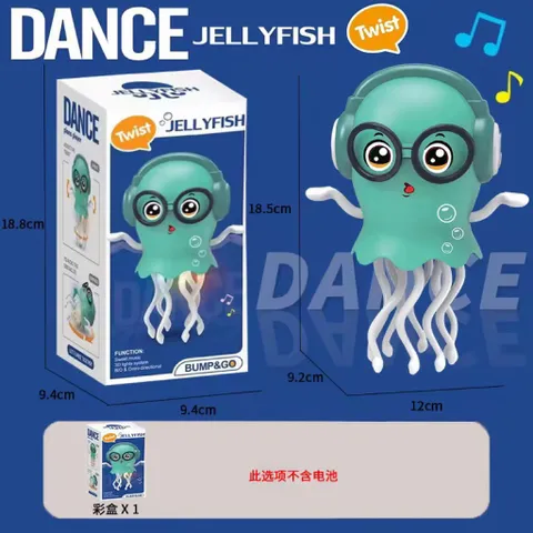 Sứa Kelly Fish ma thuật nhảy múa bằng đèn Led thế hệ mới-Đồ chơi nhựa an toàn cho trẻ em