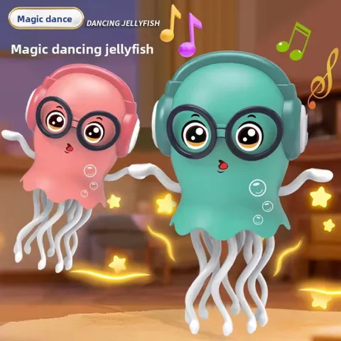 Sứa Kelly Fish ma thuật nhảy múa bằng đèn Led thế hệ mới-Đồ chơi nhựa an toàn cho trẻ em