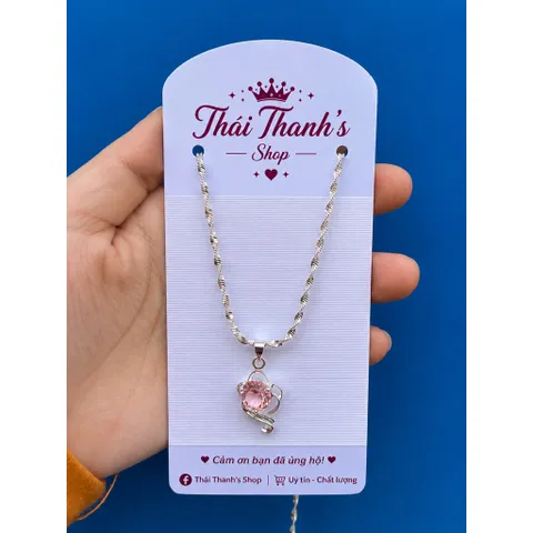 Dây chuyền (Dây xoắn) xi bạc - Trang sức thời trang tinh tế dành cho mọi lứa tuổi