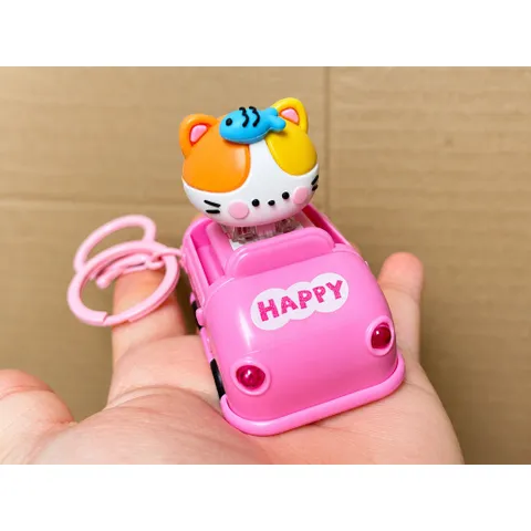 Móc Khóa Xe Có Đèn LED Siêu Sáng Móc Khóa Tiện Lợi Chất Liệu An Toàn Nhấn Nút Để Xe Phát Sáng Và Chạy Vui Nhộn