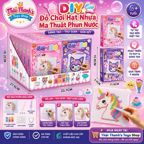 Bộ hạt nhựa Phun sương DIY-đồ chơi sáng tạo dành cho trẻ em