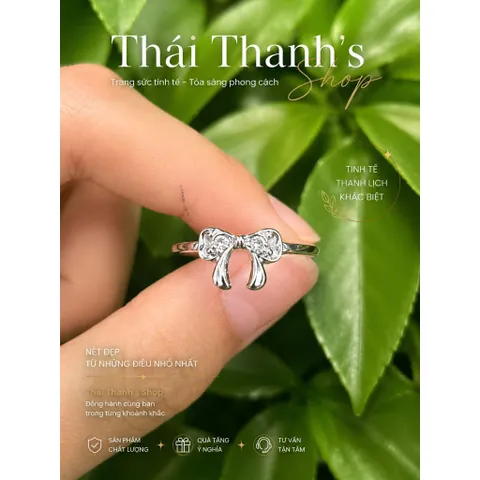 Nhẫn xi bạc-Trang sức thời trang dành cho trẻ em