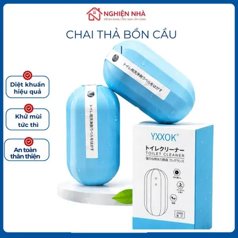 Lọ Thả Bồn Cầu Siêu Tiện Lợi Khử Mùi Diệt KhuẩnThơm Tho Sạch Sẽ NGHIỆN NHÀ