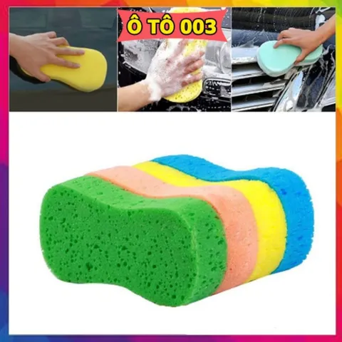 Mút Rửa Xe Chuyên Dụng Siêu Tạo Bọt Siêu Mịn Lau Rửa Ô Tô Xe Máy Xe Hơi,Mút Xốp,Miếng Bọt Biển