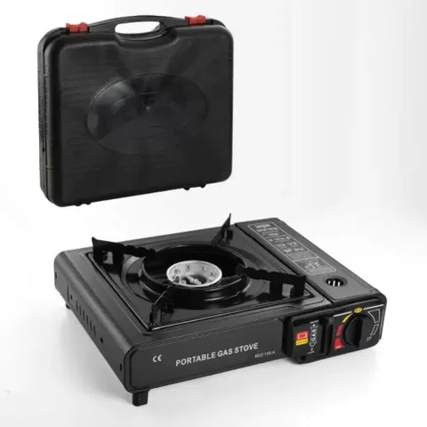 Bếp ga mini du lịch, bếp gas sản xuất bằng thép không gỉ chịu nhiệt độ cao chống cháy nổ, nhỏ gọn an toàn, tiện lợi