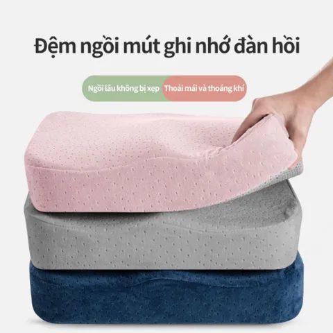 Đệm Ngồi Cao Su Non Siêu Đàn Hồi, Đệm Lót Ghế Chống Đau Xương Cụt, Giảm Đau Ê Mông