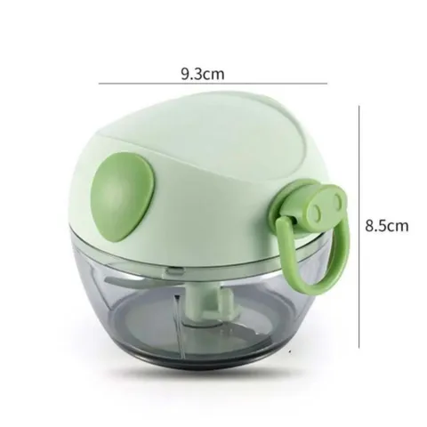 Máy Xay tỏi cầm tay NGHIỆN NHÀ  Máy xay mini đa năng 3 lưỡi dao kéo tay, xay tỏi ớt hành, xay rau củ quả