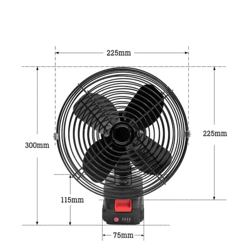 Quạt Tích Điện Để Bàn Chạy Pin NGHIỆN NHÀ,Quạt Tích Điện Mini 8 Inch Công Suất Lớn, Làm Mát Cực Nhanh, Hoạt Động Bền Bỉ