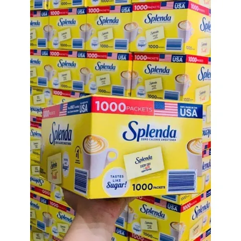 CHÍNH HÃNG MỸ Đường Ăn Kiêng Splenda No Calories Sweetener 1000 gói - date 2028