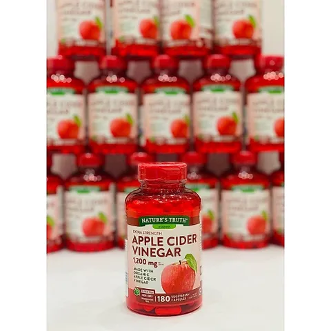 Chính hãng Viên Giấm Táo Nature's Truth Apple Cider Vinegar 1200mg - 180 Viên của Mỹ