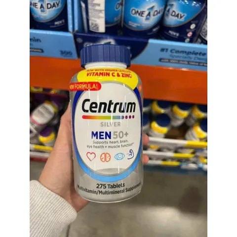 Bổ tổng hợp Centrum Silver Ultra Men's 50+ chai 275 viên từ Mỹ. Vitamin cho đàn ông trên 50 tuổi