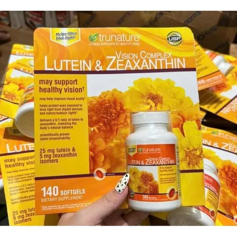 Viên Trunature Vision Complex Lutein & Zeaxanthin 140 viên CHÍNH HÃNG Mỹ