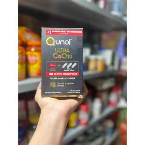Viên Qunol Ultra CoQ10 3X Better Absorption 100mg 120 viên Softgels 830820