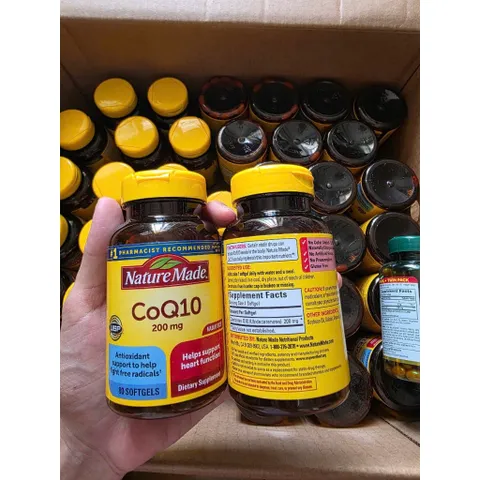Viên bổ tim mạch CoQ10 Nature Made HÀNG CHUẨN MỸ