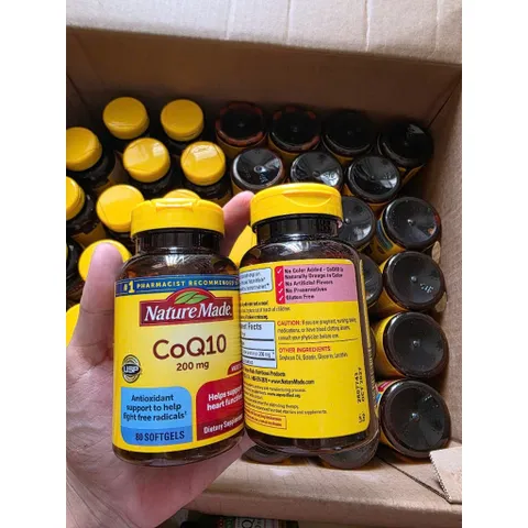 Viên bổ tim mạch CoQ10 Nature Made HÀNG CHUẨN MỸ