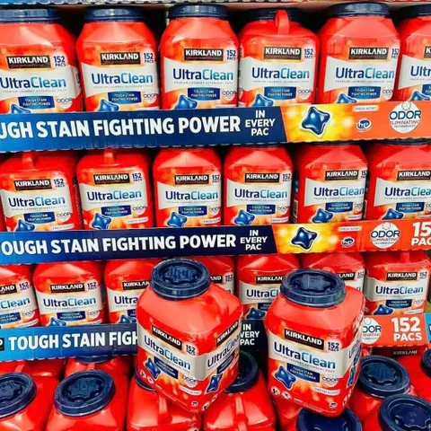 Thùng 152 viên, mỗi viên giặt cho 7kg đồ Kirkland Mỹ