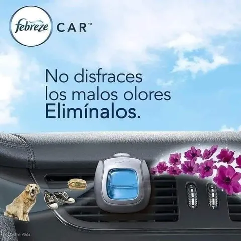 [HÀNG MỸ] Kẹp Khử Mùi Xe Hơi Febreze Car Vent Clips Vỉ 5 Chiếc (10ml - 10.4ml) chính hãng
