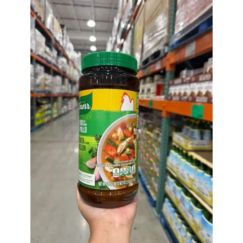 Hạt Nêm Gà Knorr Caldo De Pollo Mỹ Hũ Đại 1.14kg – Ngọt Thanh Tự Nhiên, Không Bột Ngọt