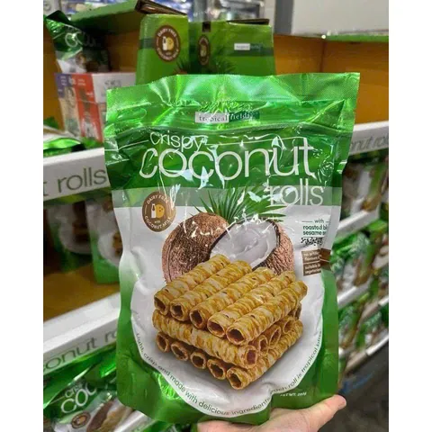 Bánh Ống Dừa Tropical Fields – Giòn Tan Hương Dừa Tự Nhiên- hàng mỹ