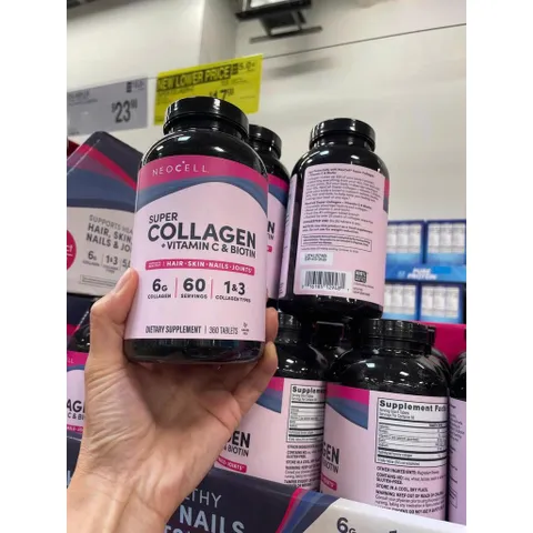 CHÍNH HÃNG MẪU MỚI Viên Uống Dưỡng Da NeoCell Super Collagen + C. 360 viên