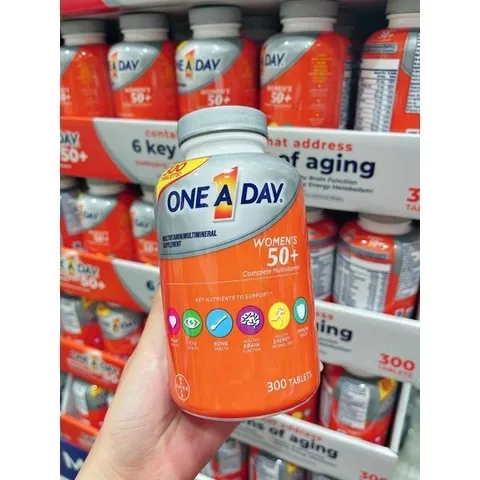 CHÍNH HÃNG MỸ Hộp 300 viên Vitamin tổng hợp One A Day For Women 50+ của mỹ