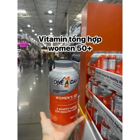 CHÍNH HÃNG MỸ Hộp 300 viên Vitamin tổng hợp One A Day For Women 50+ của mỹ
