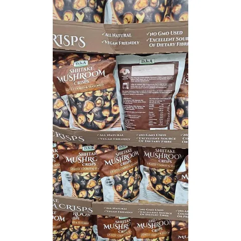 gói 300g Nấm Hương sấy khô Shiitake Mushroom Crisps gói 300g