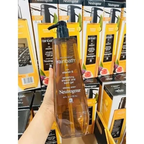 Sữa tắm Neutrogena Rainbath chai 1182 ml của Mỹ - giảm mụn trên lưng
