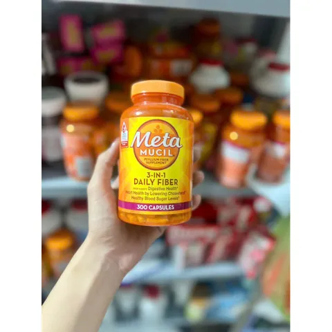 CAM KẾT CHÍNH HÃNG Viên bổ sung chất xơ 300 viên MetaMucil Fiber Supplement
