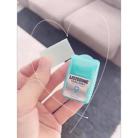 [HÀNG MỸ] Miếng ngậm tan Listerine 24 Miếng - Cool Mint Bạc hà cực mát