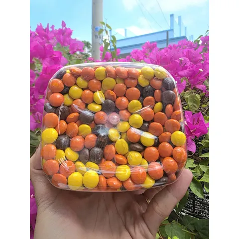 Reese’s Pieces kẹo BƠ ĐẬU PHỘNG REESE’S PIECES 1.75KG Hũ Lớn 1.75kg Nhập Mỹ Date Xa