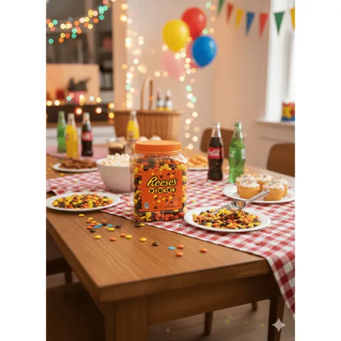 Reese’s Pieces kẹo BƠ ĐẬU PHỘNG REESE’S PIECES 1.75KG Hũ Lớn 1.75kg Nhập Mỹ Date Xa