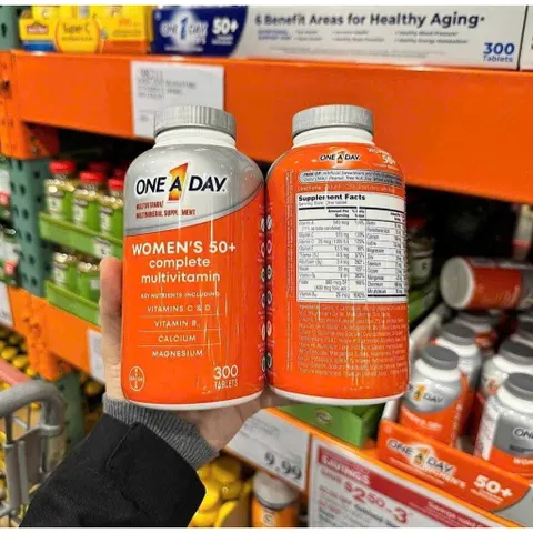 [HÀNG MỸ] Multivitamin Tổng Hợp One A Day 50+ Men's / Women's (Chai 300 Viên)