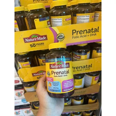CAM KẾT CHÍNH HÃNG Bổ bầu Mỹ Prenatal 150v DATE MỚI