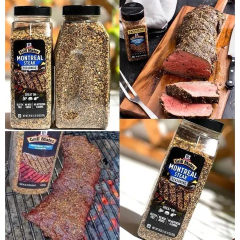 [HỘP LỚN 822g] Muối ,GIA VỊ TẨM ƯỚP BÒ NƯỚNG CHÍNH HÃNG Mỹ Grill Mates Montreal Steak Seasoning