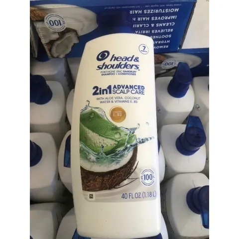 Dầu gội Head & Shoulders 2in1 Advanced Scalp Care – Aloe Vera & Coconut – Chai lớn 1.18L (Mỹ)