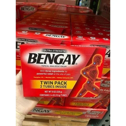 Dầu xoa bóp Ultra Strength Bengay - Hộp 2 tuýp 113g