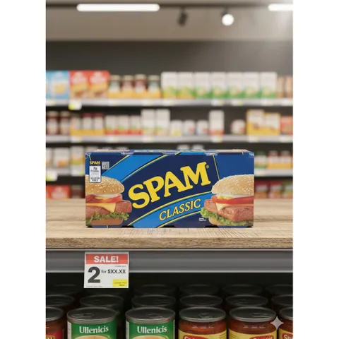 Lốc 8 hộp Thịt Hộp SPAM BÁNH MÌ CLASSIC Nhập Khẩu Mỹ 340g SPAM Classic – Món thịt hộp tiện lợi chuẩn Mỹ