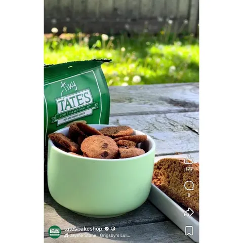( HÀNG USA ) THÙNG LỚN 28 GÓI Tiny Tate’s – bánh quy socola chip hộp lớn 28 gói