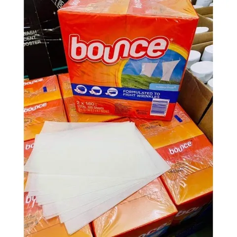 Giấy Thơm Quần Áo Bounce hộp 160 tờ từ mỹ - mùi thơm quần áo