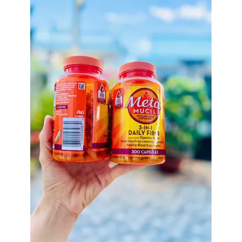 Viên bổ sung chất xơ 300 viên MetaMucil Fiber Supplement chính hãng Mỹ date 2027