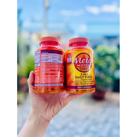 Viên bổ sung chất xơ 300 viên MetaMucil Fiber Supplement chính hãng Mỹ date 2027
