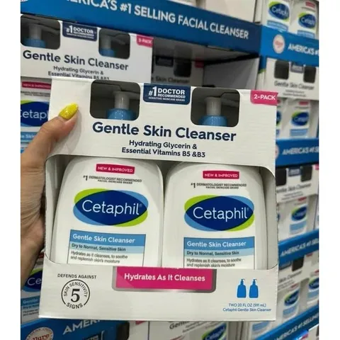 Set 2 Chai Sữa Rửa Mặt Cetaphil Gentle Skin Cleanser - Mỹ (MẪU MỚI)